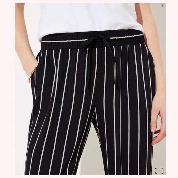 Drawstring striped pants - Picture 2 of 4